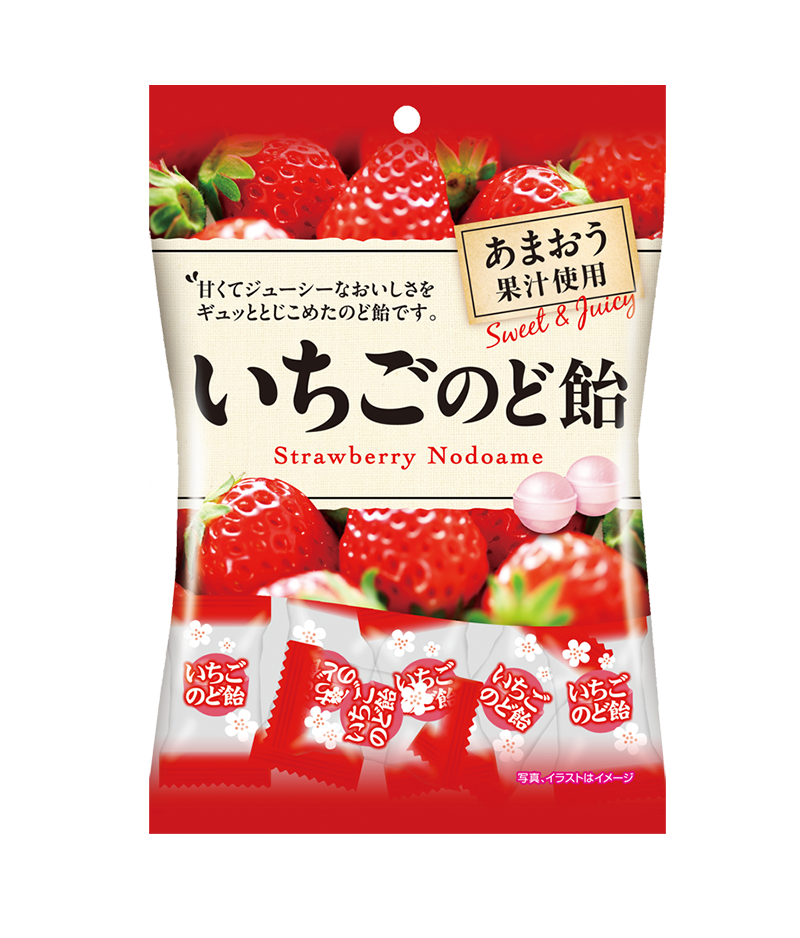 いちごのど飴 パイン株式会社